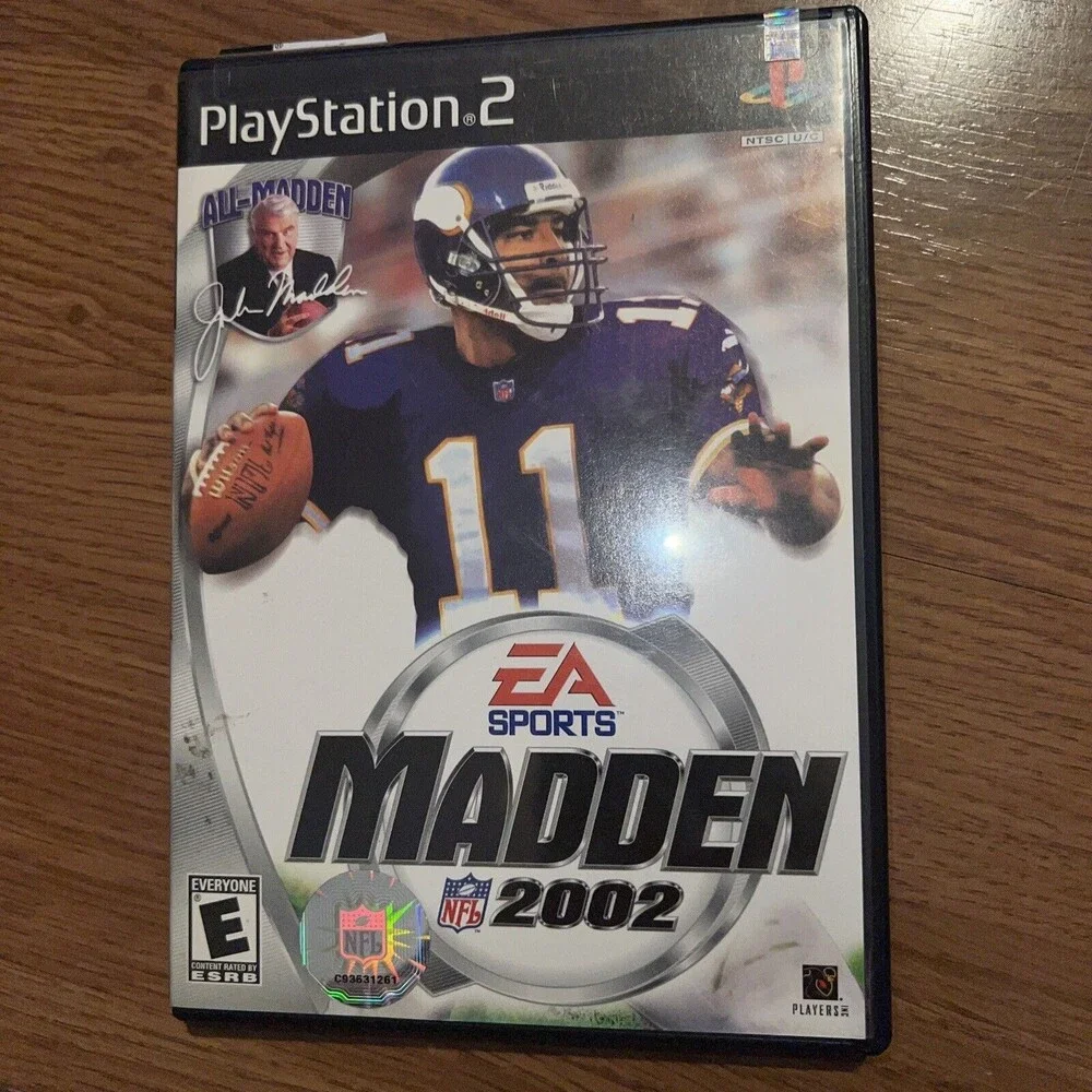 PS2 Madden NFL 2002 Video Game Complete Playstation 2